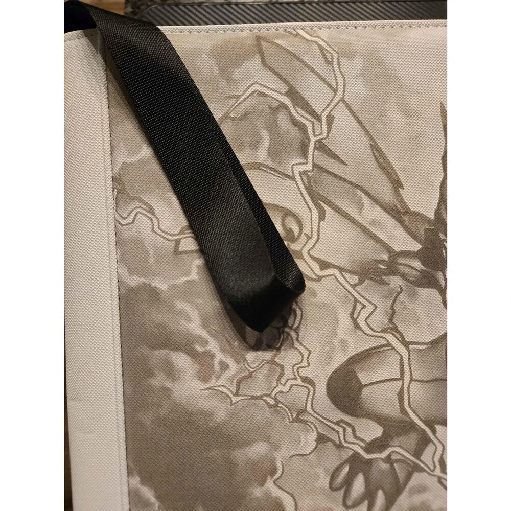 Pokemon Zekrom Laser Engraved White Top Loader Binder 360 Cards